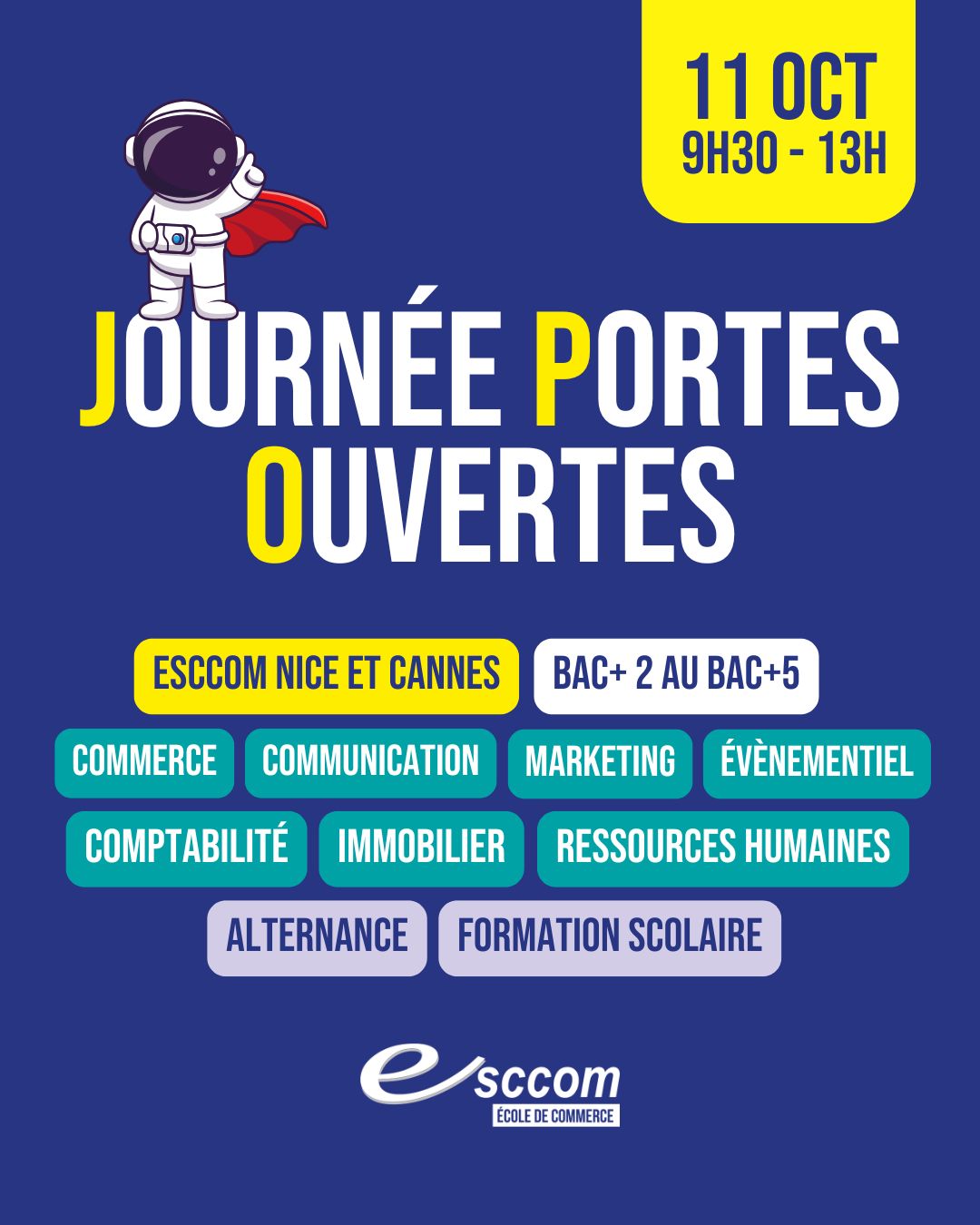 🎓 Ton samedi, c’est rendez-vous avec ton avenir !