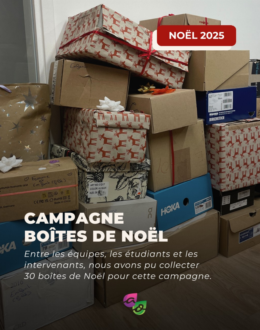 ❤️ Clap de fin pour l’opération “Boîtes de Noël” :