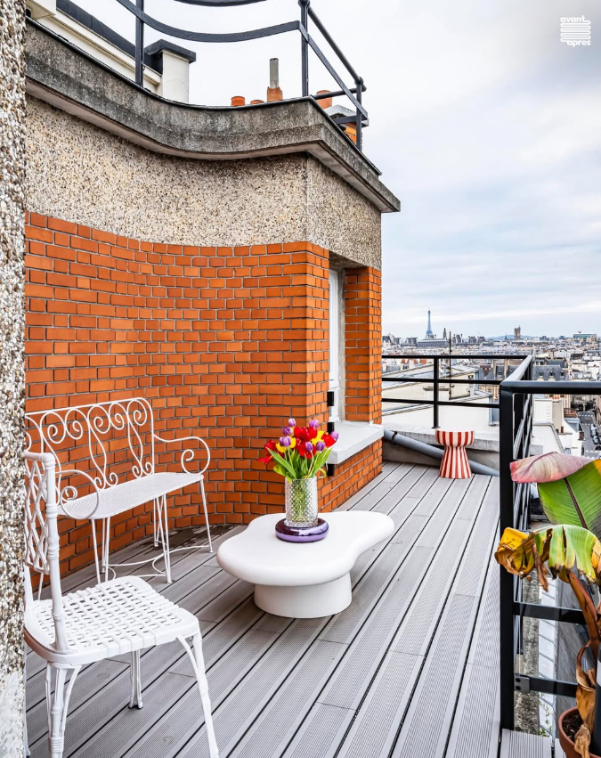 🌿 Une terrasse conçue comme un véritable espace d