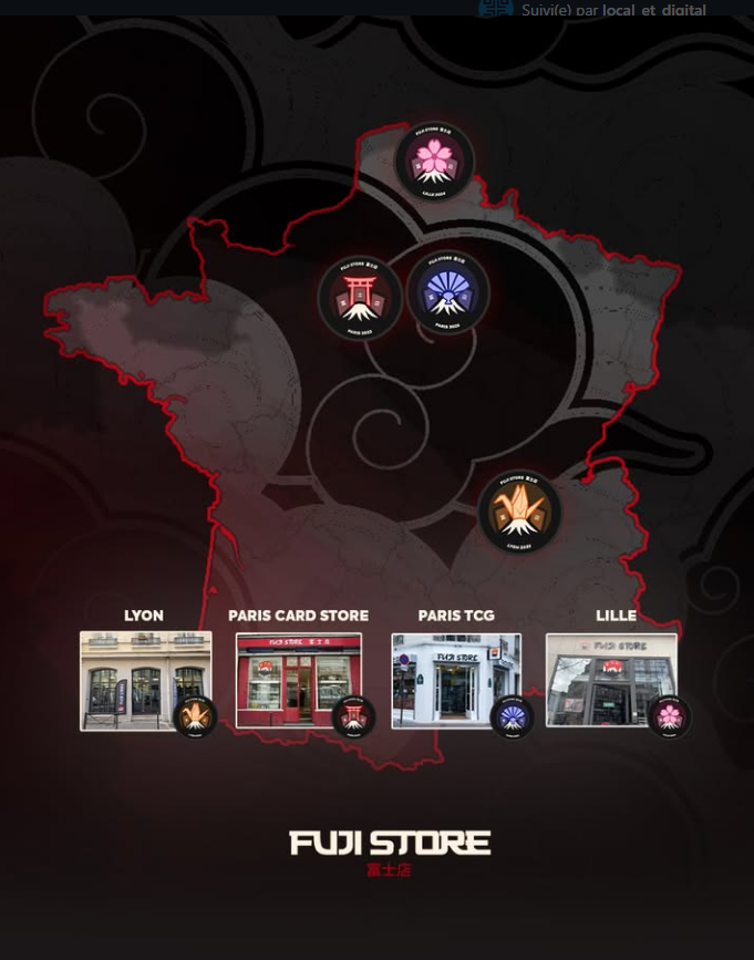 NOS BOUTIQUES FUJI STORE EN FRANCE 🗺️🗻