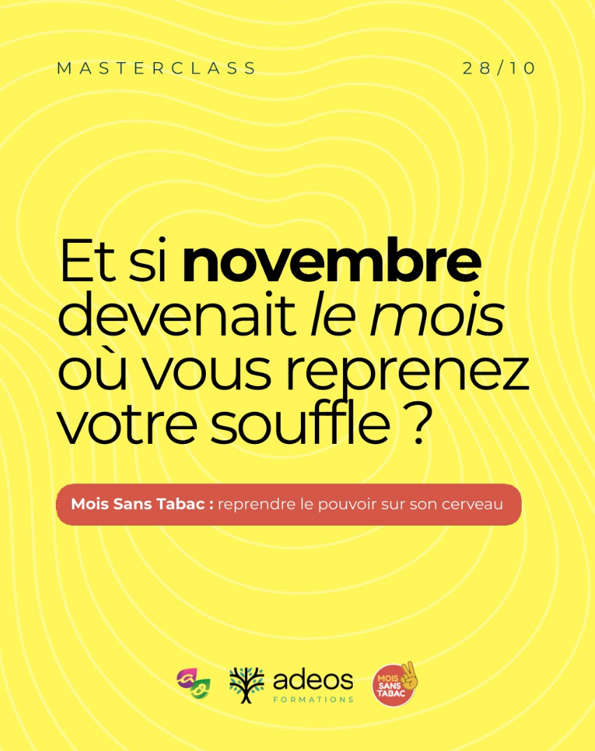 💨 Novembre rime avec Mois Sans Tabac !