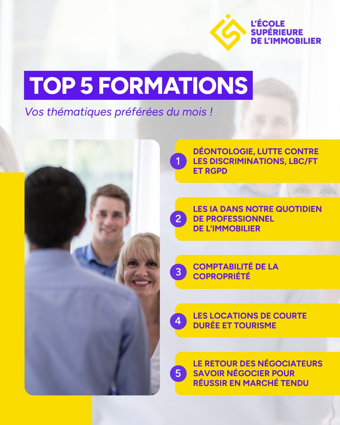Top formation continue 🏆