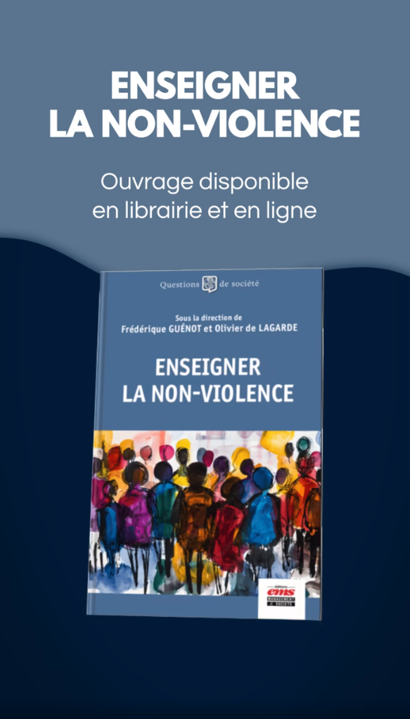 📘 Nouvelle parution : "Enseigner la non-violence"
