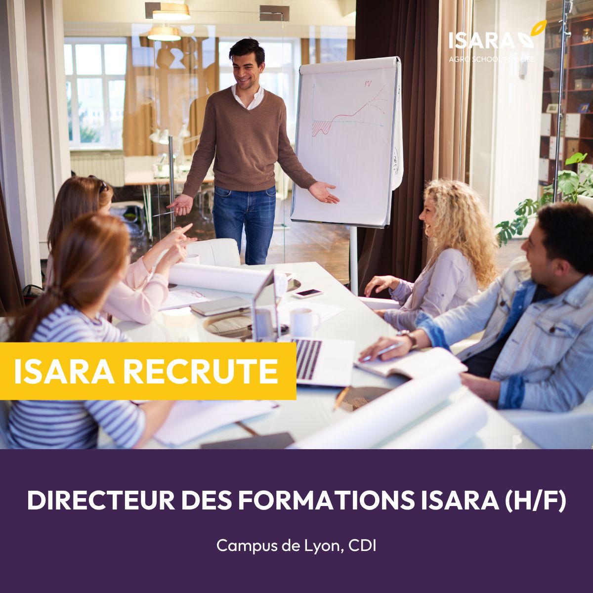 📢 Rejoignez l’ISARA Lyon en tant que Directeur de