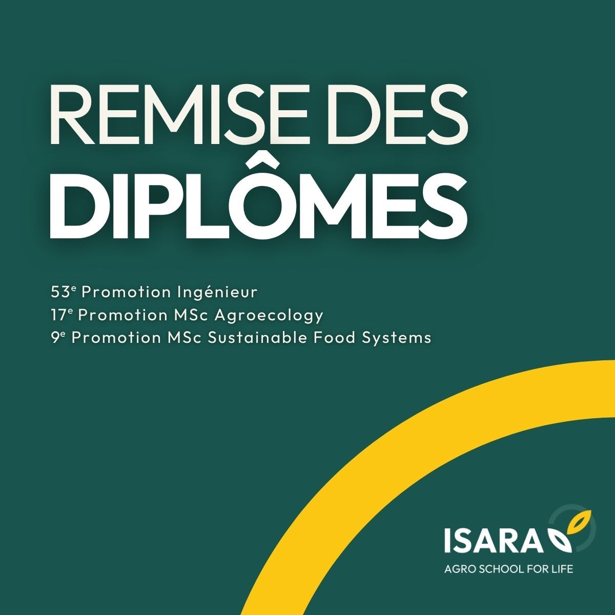 🎓 L’ISARA s’apprête à finir la semaine en beauté