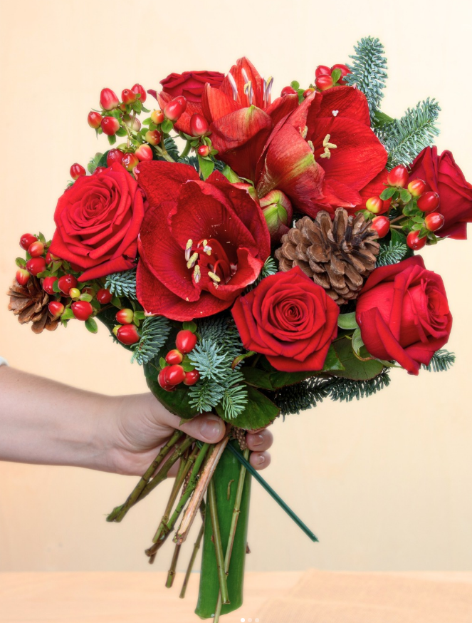 ✨ Faites entrer la magie des fêtes avec le bouquet